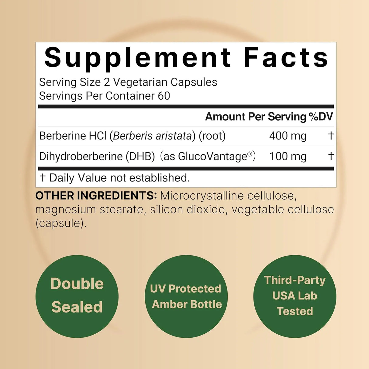 NATUREBELL - NatureBell Dihydroberberine with Berberine HCl 500Mg. 120 Capsulas - The Red Vitamin MX - Suplementos Alimenticios - {{ shop.shopifyCountryName }}