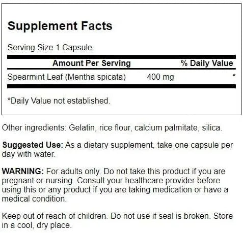 SWANSON - Swanson Full Spectrum Spearmint Leaf 400Mg. 60 Capsulas 2 Pack - The Red Vitamin MX - Suplementos Alimenticios - {{ shop.shopifyCountryName }}