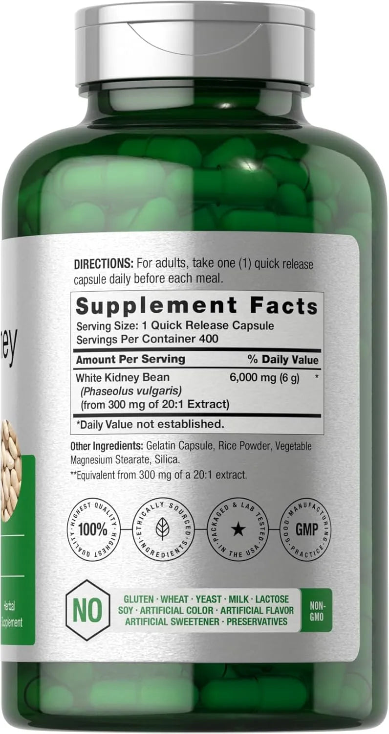 HORBAACH - Horbaach White Kidney Bean Extract 6000Mg. 400 Capsulas - The Red Vitamin MX - Suplementos Alimenticios - {{ shop.shopifyCountryName }}