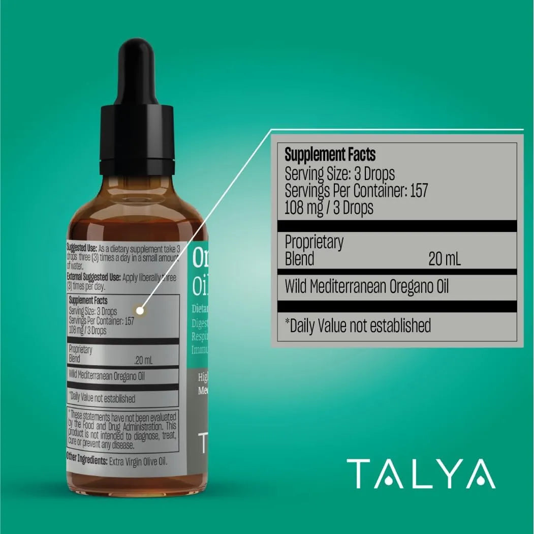 TALYA - TALYA Oregano Oil 20Ml. - The Red Vitamin MX - Suplementos Alimenticios - {{ shop.shopifyCountryName }}