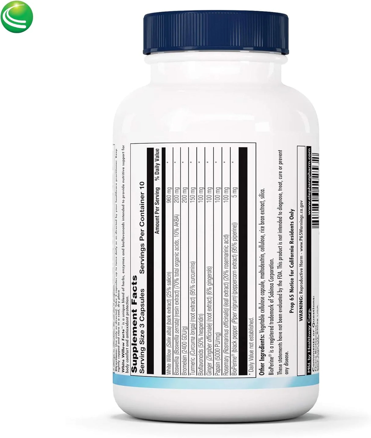 NUTRA BIOGENESIS - Nutra Biogenesis White Willow Forte 30 Capsulas - The Red Vitamin MX - Suplementos Alimenticios - {{ shop.shopifyCountryName }}