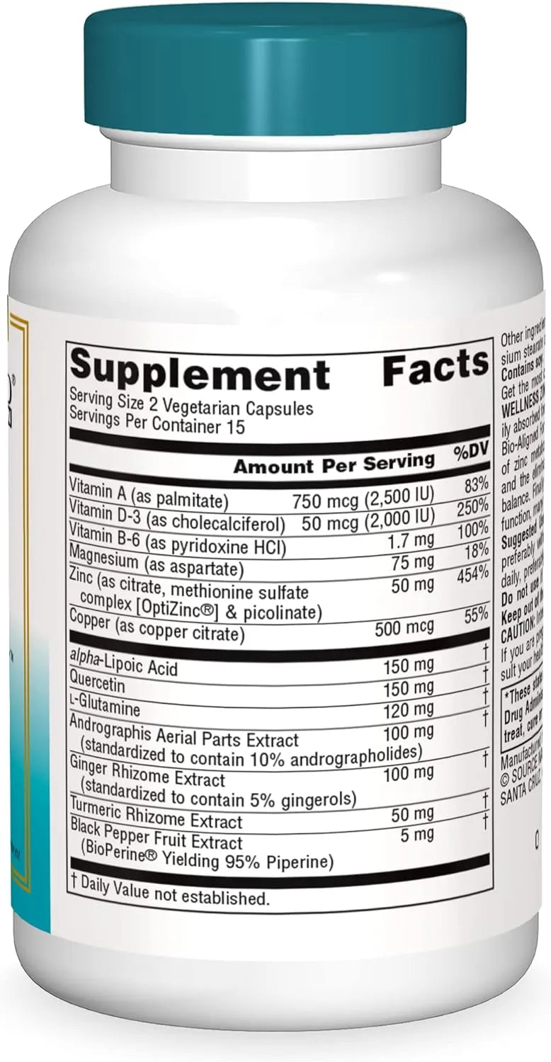 SOURCE NATURALS - Source Naturals Wellness ZincMunity 30 Capsulas - The Red Vitamin MX - Suplementos Alimenticios - {{ shop.shopifyCountryName }}