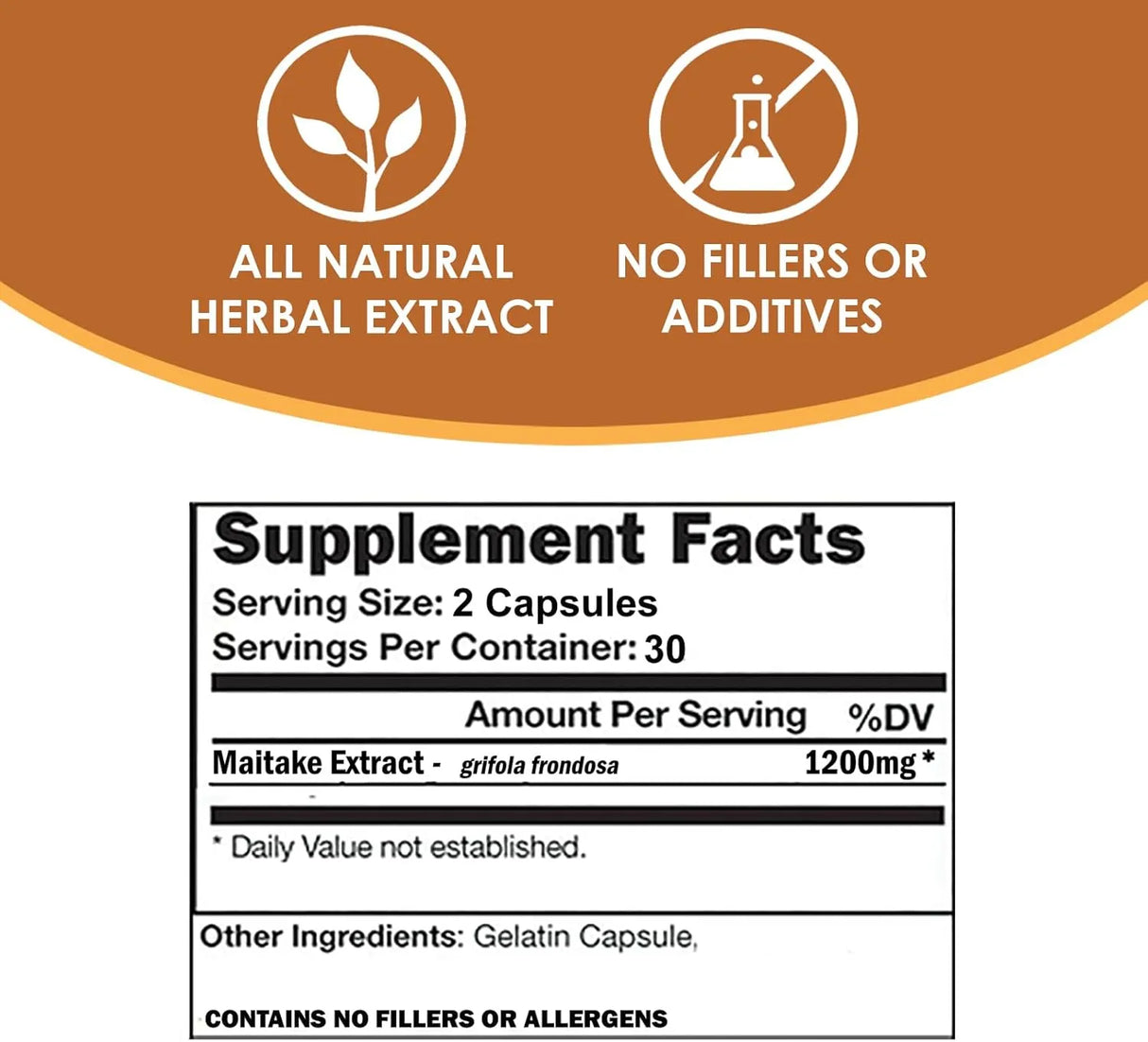 VH NUTRITION - VH Nutrition MAITAKE 1200Mg. 60 Capsulas - The Red Vitamin MX - Suplementos Alimenticios - {{ shop.shopifyCountryName }}