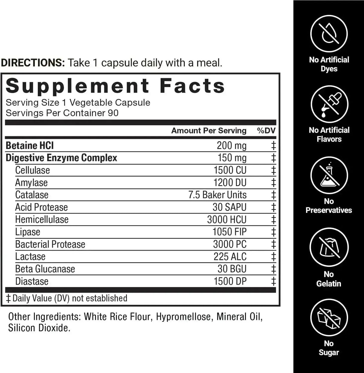 FORCE FACTOR - FORCE FACTOR Digestive Enzymes Complex 90 Capsulas - The Red Vitamin MX - Suplementos Alimenticios - {{ shop.shopifyCountryName }}