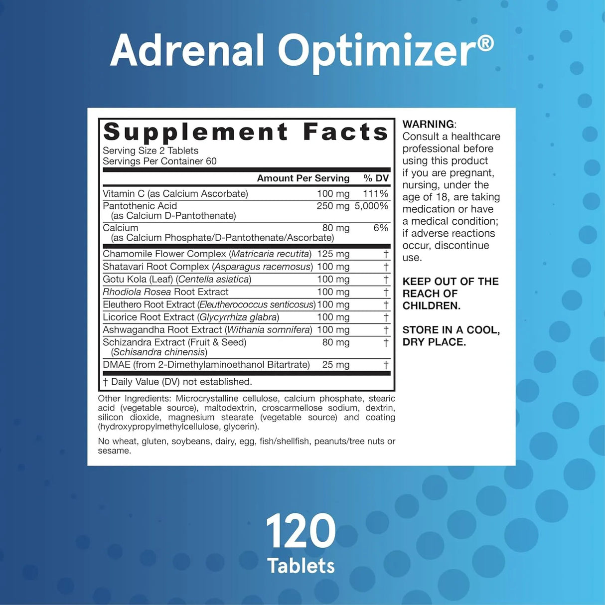 JARROW FORMULAS - Jarrow Formulas Adrenal Optimizer 120 Tabletas - The Red Vitamin MX - Suplementos Alimenticios - {{ shop.shopifyCountryName }}