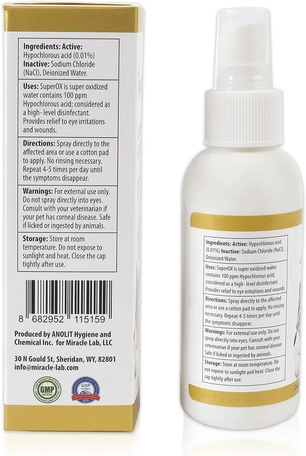 SUPEROX - Superox Animal Eye Wash & Tear Stain Remover 100Ml. - The Red Vitamin MX - Cuidado De Los Ojos De Los Perros - {{ shop.shopifyCountryName }}