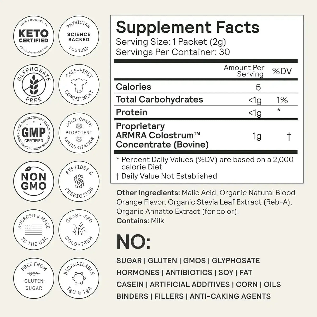 ARMRA - ARMRA Colostrum Premium Powder Blood Orange 30 Paquetes - The Red Vitamin MX - Suplementos Alimenticios - {{ shop.shopifyCountryName }}