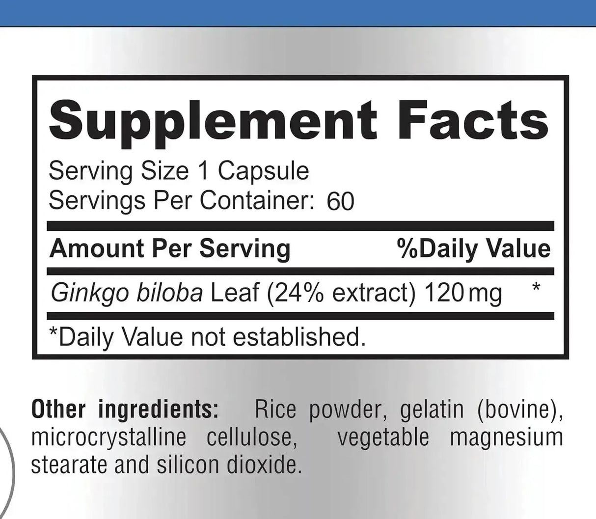 PUREMAX LABS - PureMax Labs Ginkgo Biloba 60 Capsulas - The Red Vitamin MX - Suplementos Alimenticios - {{ shop.shopifyCountryName }}