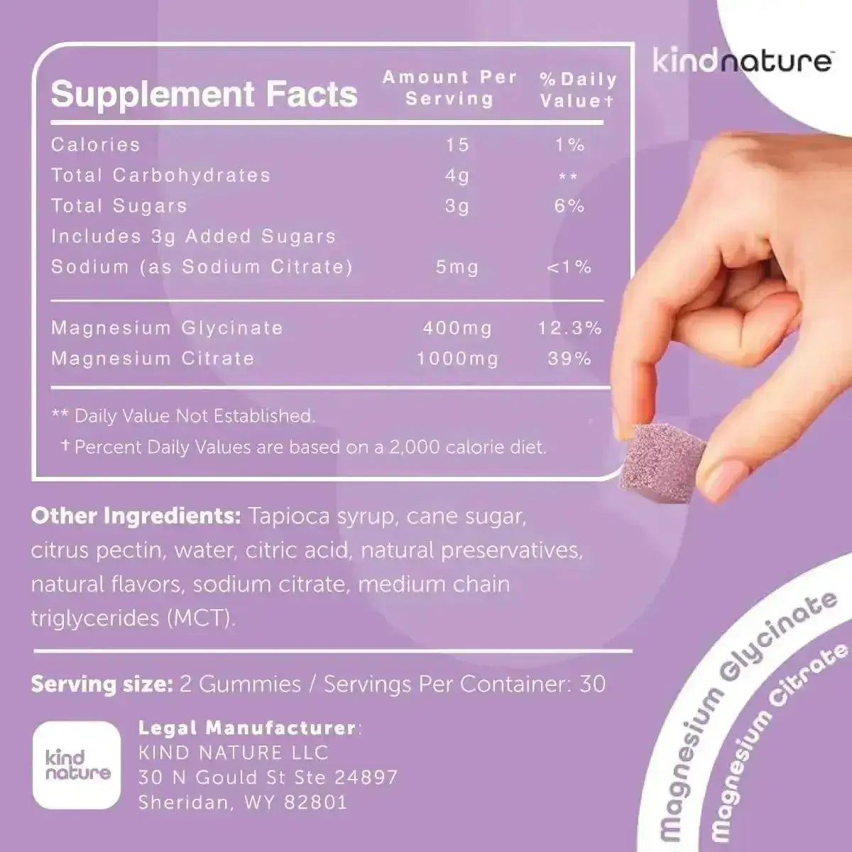 KIND NATURE - Kind Nature Magnesium Complex Gummies 60 Gomitas - The Red Vitamin MX - Suplementos Alimenticios - {{ shop.shopifyCountryName }}