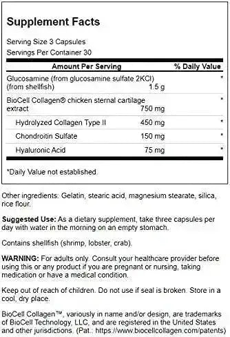 SWANSON - Swanson Glucosamine & Collagen Type II 90 Capsulas - The Red Vitamin MX - Suplementos Alimenticios - {{ shop.shopifyCountryName }}
