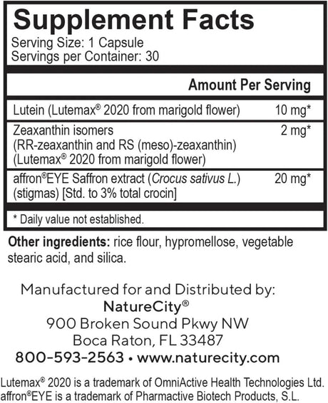 NATURECITY - NatureCity True-Vision Eye Health 30 Capsulas 2 Pack - The Red Vitamin MX - Suplementos Alimenticios - {{ shop.shopifyCountryName }}