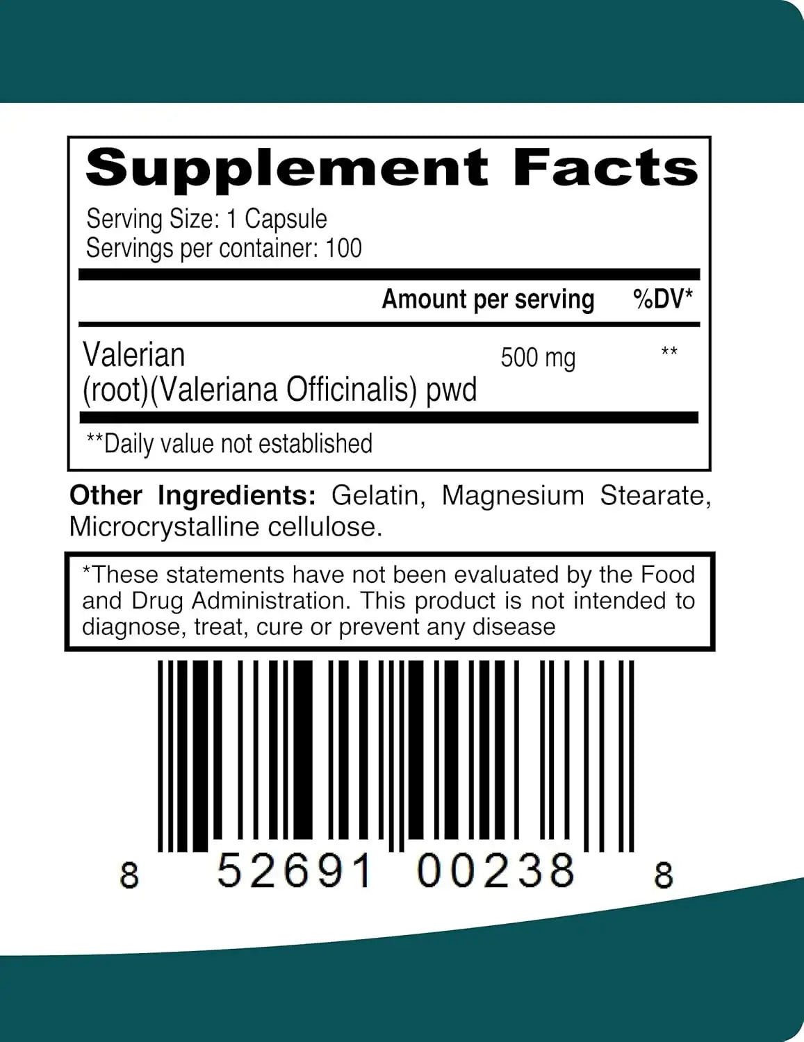 ELP ESSENTIAL - ELP ESSENTIAL Valerian Root 500Mg. 100 Capsulas - The Red Vitamin MX - Suplementos Alimenticios - {{ shop.shopifyCountryName }}