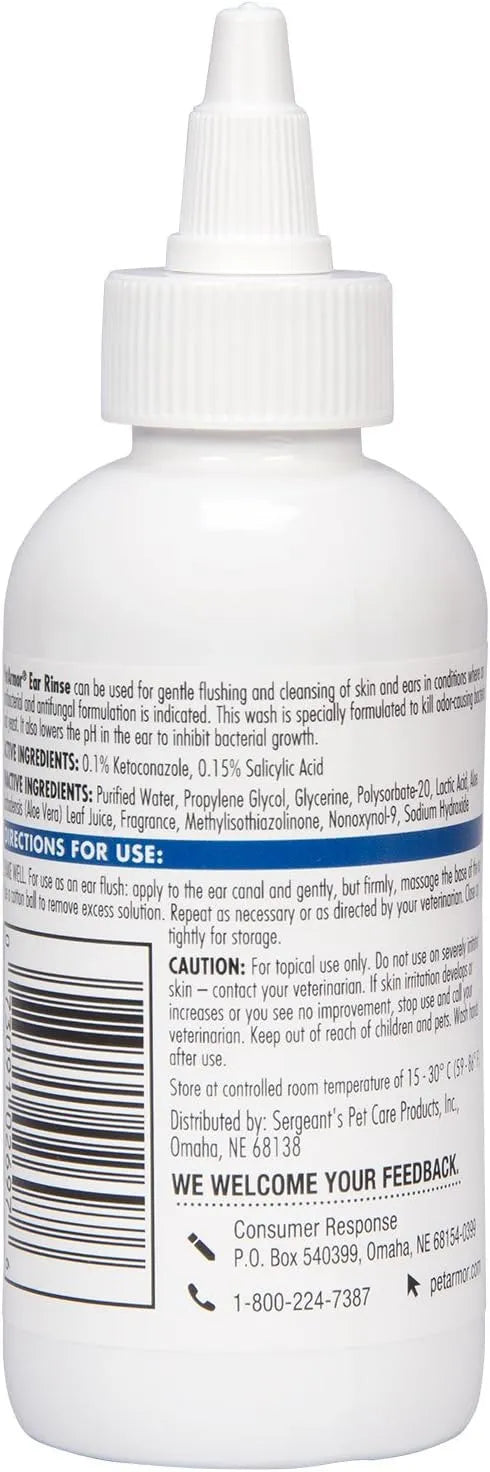 PETARMOR - PetArmor Ear Rinse for Dogs & Cats 4 Fl.Oz. - The Red Vitamin MX - Cuidado Del Oído De Perros - {{ shop.shopifyCountryName }}