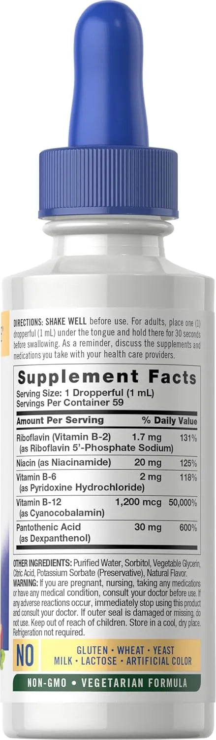 CARLYLE - Carlyle Sublingual Vitamin B Complex 2 Fl.Oz. - The Red Vitamin MX - Suplementos Alimenticios - {{ shop.shopifyCountryName }}