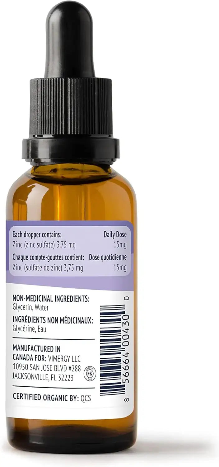 VIMERGY - Vimergy Organic Zinc 57 Servicios 115Ml. - The Red Vitamin MX - Suplementos Alimenticios - {{ shop.shopifyCountryName }}