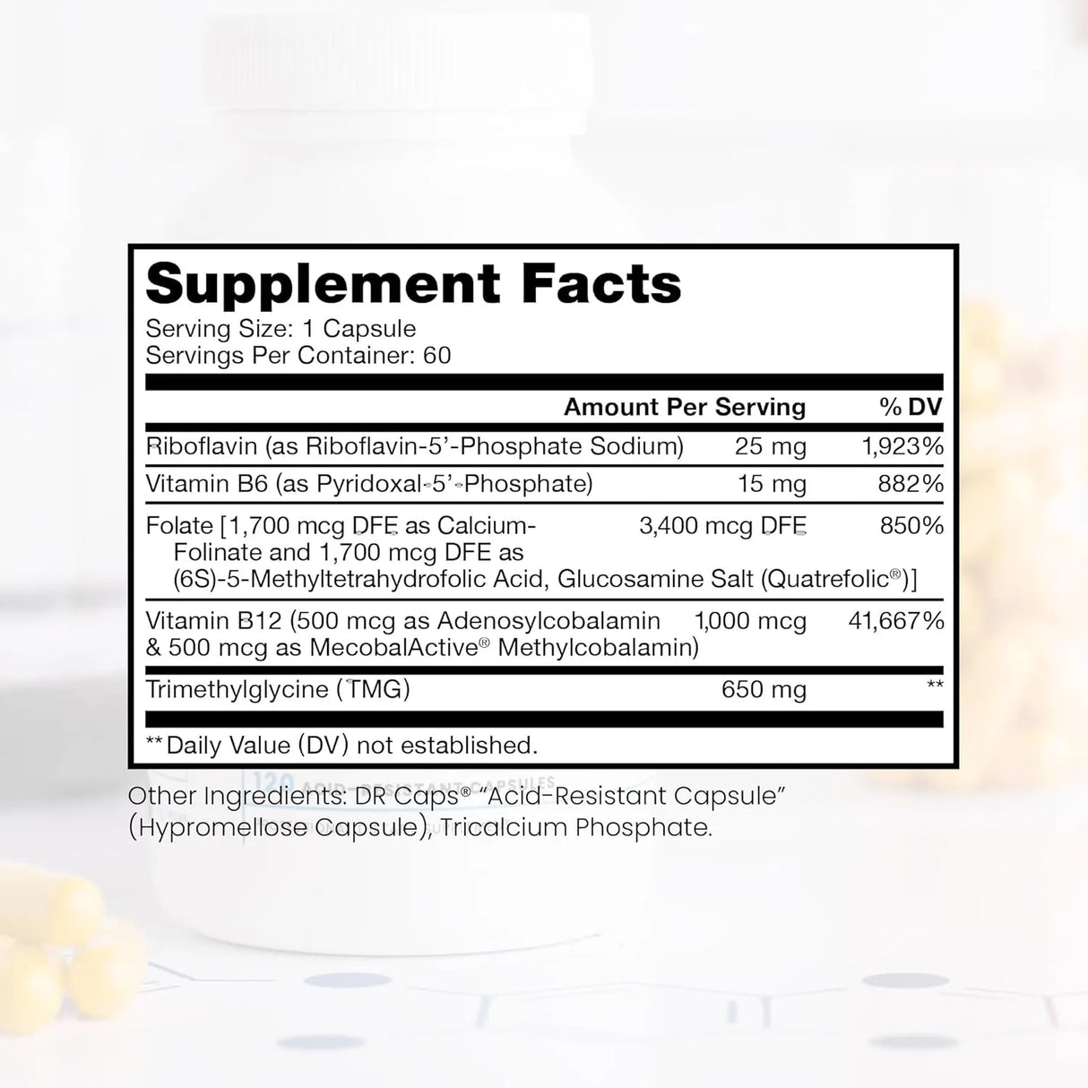 PURE THERAPRO RX - Pure TheraPro Rx Methylated B Complex 60 Capsulas - The Red Vitamin MX - Suplementos Alimenticios - {{ shop.shopifyCountryName }}