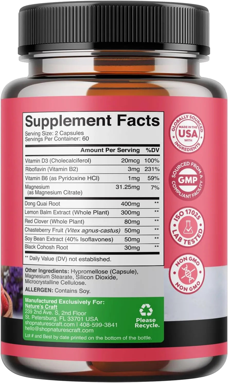 NATURES CRAFT - Natures Craft Menopause Support 120 Capsulas - The Red Vitamin MX - Suplementos Alimenticios - {{ shop.shopifyCountryName }}