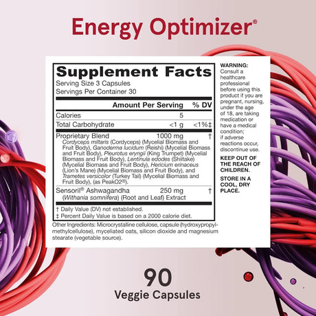 JARROW FORMULAS - Jarrow Formulas Energy Optimizer Mushrooms Adaptogens 90 Capsulas - The Red Vitamin MX - Suplementos Alimenticios - {{ shop.shopifyCountryName }}