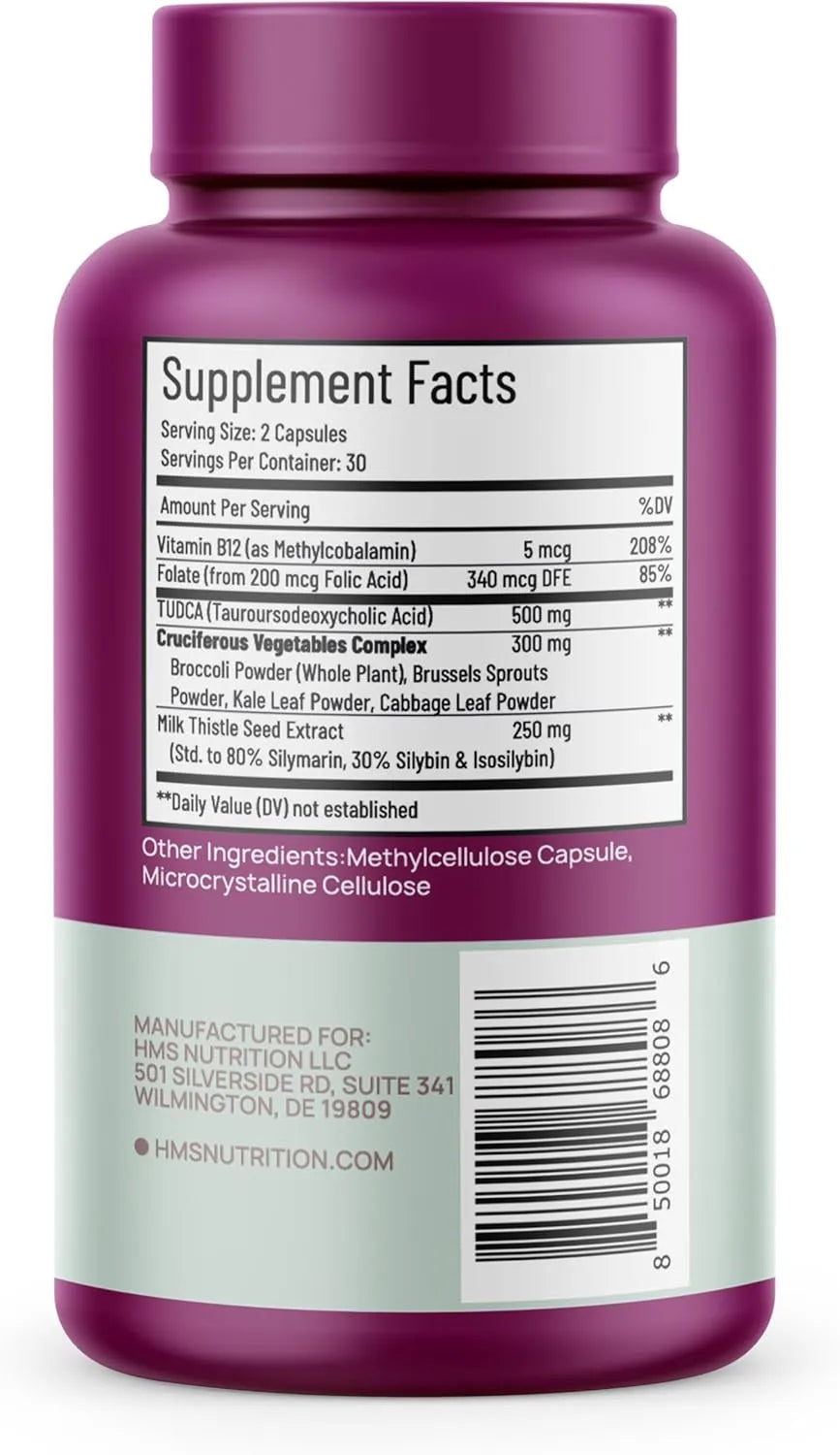 HMS NUTRITION - HMS Nutrition TUDCA Liver Plus+ 60 Capsulas - The Red Vitamin MX - Suplementos Alimenticios - {{ shop.shopifyCountryName }}