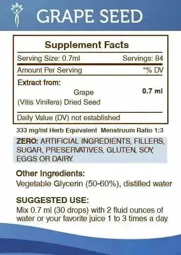 SECRETS OF THE TRIBE - Secrets of the Tribe Grape Seed Tincture 2 Fl.Oz. - The Red Vitamin MX - Suplementos Alimenticios - {{ shop.shopifyCountryName }}