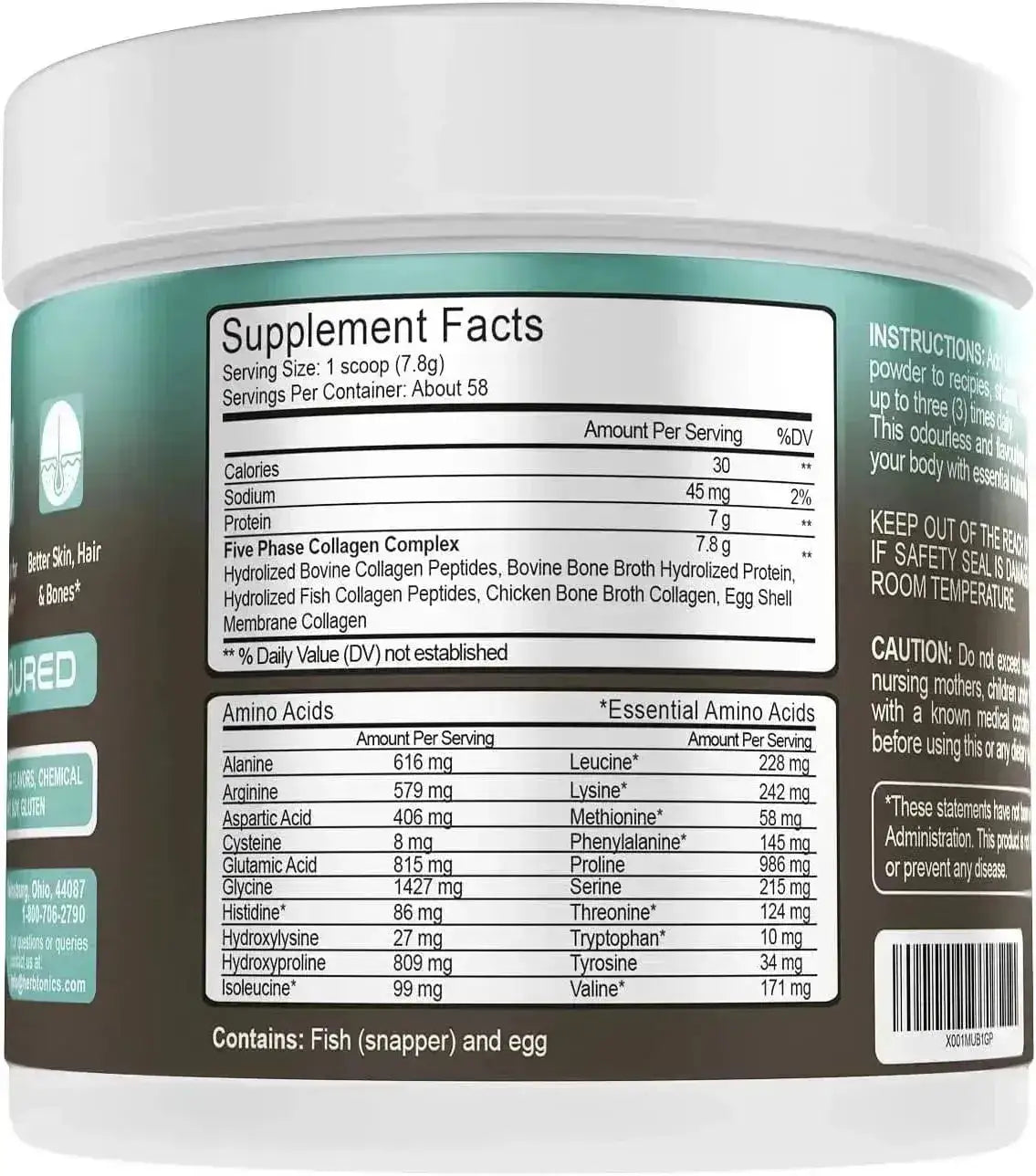 HERBTONICS - Herbtonics Multi Collagen Protein Powder 454Gr. - The Red Vitamin MX - Suplementos Alimenticios - {{ shop.shopifyCountryName }}