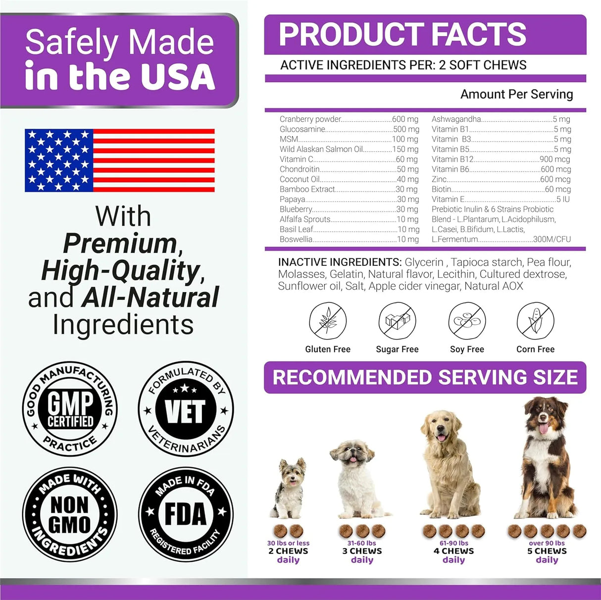 YUMA'S - YUMA'S Dog Multivitamin Chewable with Glucosamine 170 Masticables - The Red Vitamin MX - Multivitamínicos Para Perros - {{ shop.shopifyCountryName }}