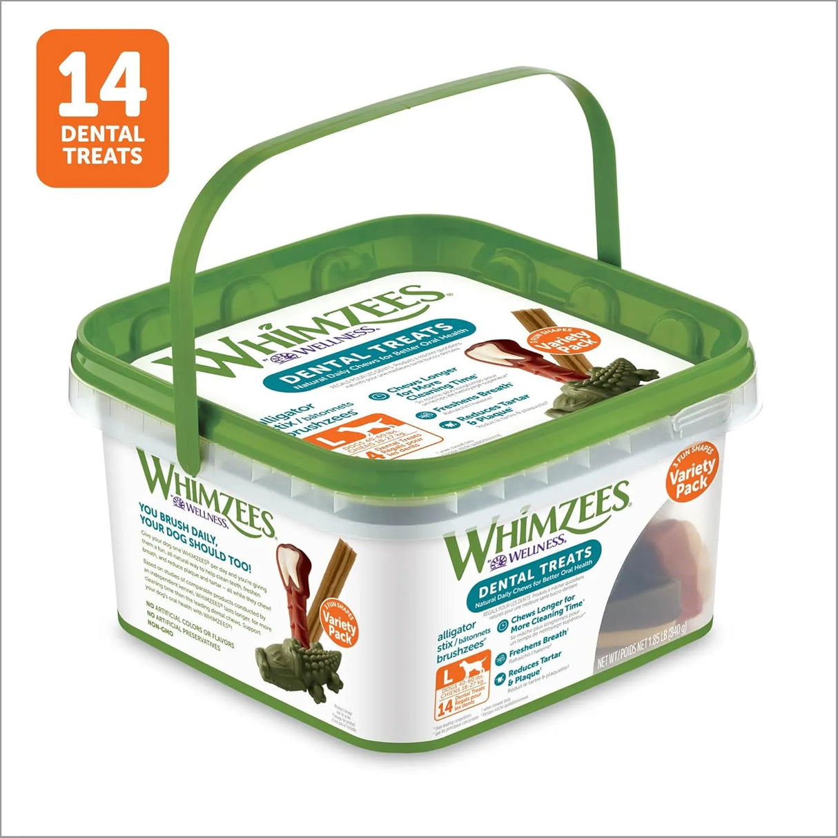 WELLNESS WHIMZEES - Wellness Whimzees Variety Value Box Large Dogs 14 Piezas - The Red Vitamin MX - Cuidado Dental Para Perros - {{ shop.shopifyCountryName }}