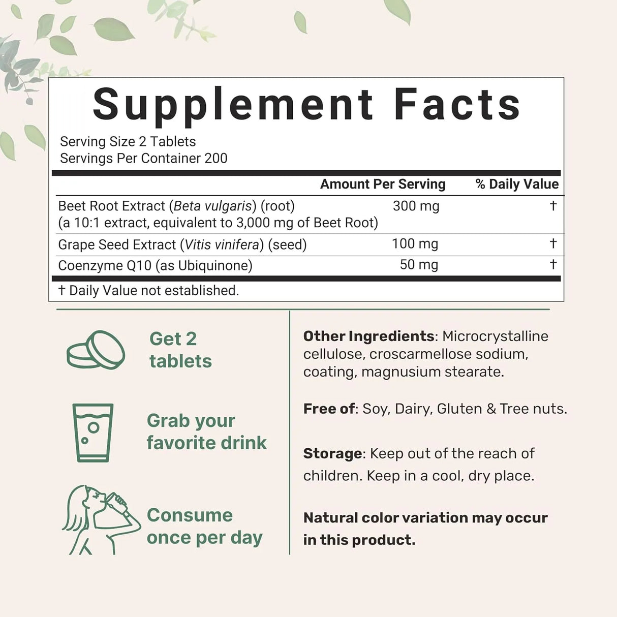 MICRO INGREDIENTS - Micro Ingredients Beet Root 3000Mg. with Grape Seed Extract & CoQ10 400 Tabletas - The Red Vitamin MX - Suplementos Alimenticios - {{ shop.shopifyCountryName }}