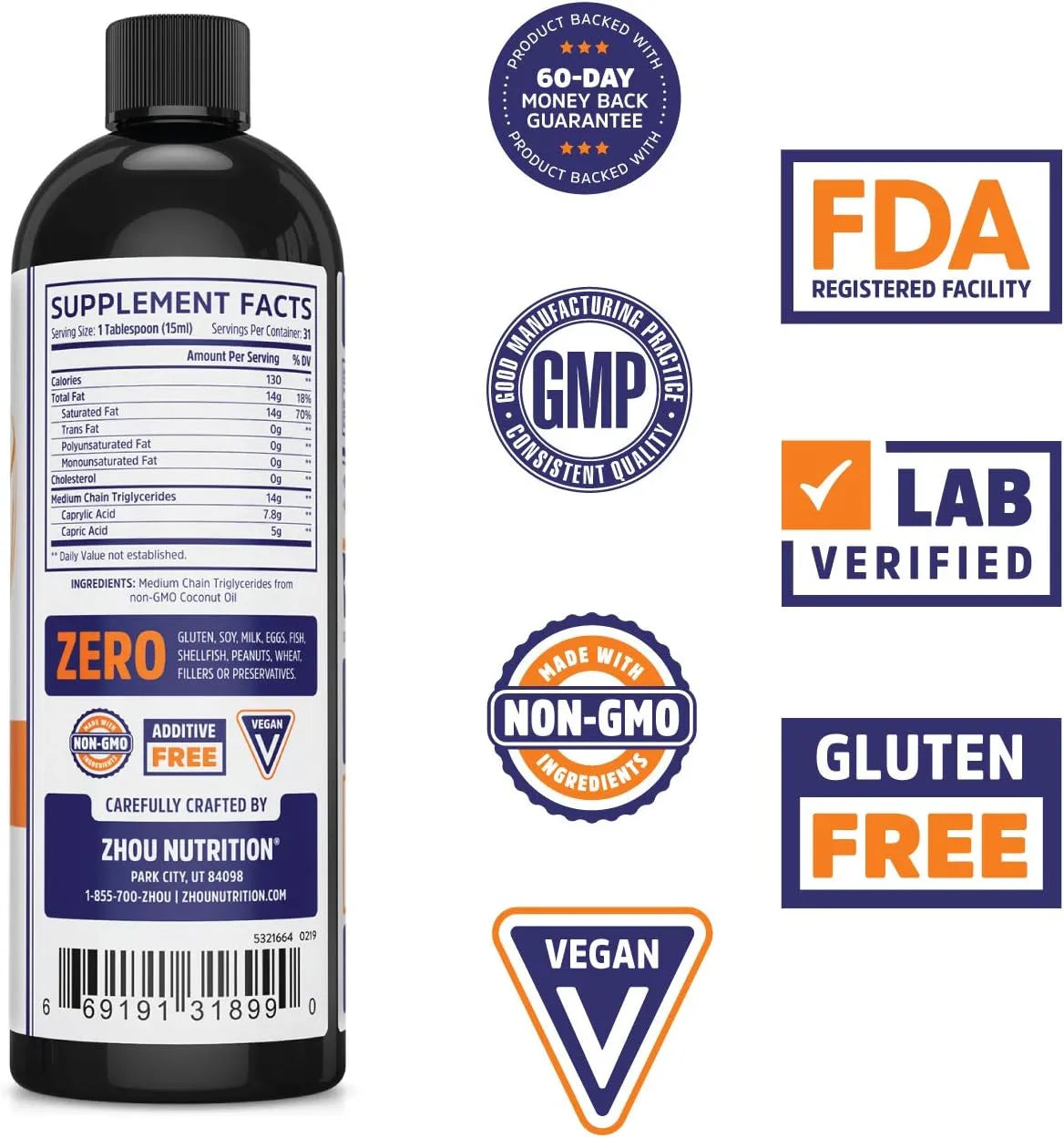 ZHOU - Zhou MCT Oil Ketogenic Fuel 473Ml. - The Red Vitamin MX - Suplementos Alimenticios - {{ shop.shopifyCountryName }}