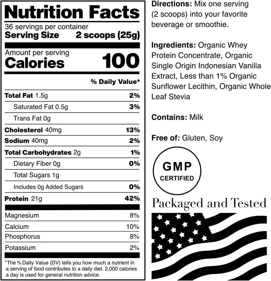 NORCAL ORGANIC - NorCal Organic Classic Whey Protein 100% Grass-Fed Vanilla 907Gr. - The Red Vitamin MX - Suplementos Alimenticios - {{ shop.shopifyCountryName }}