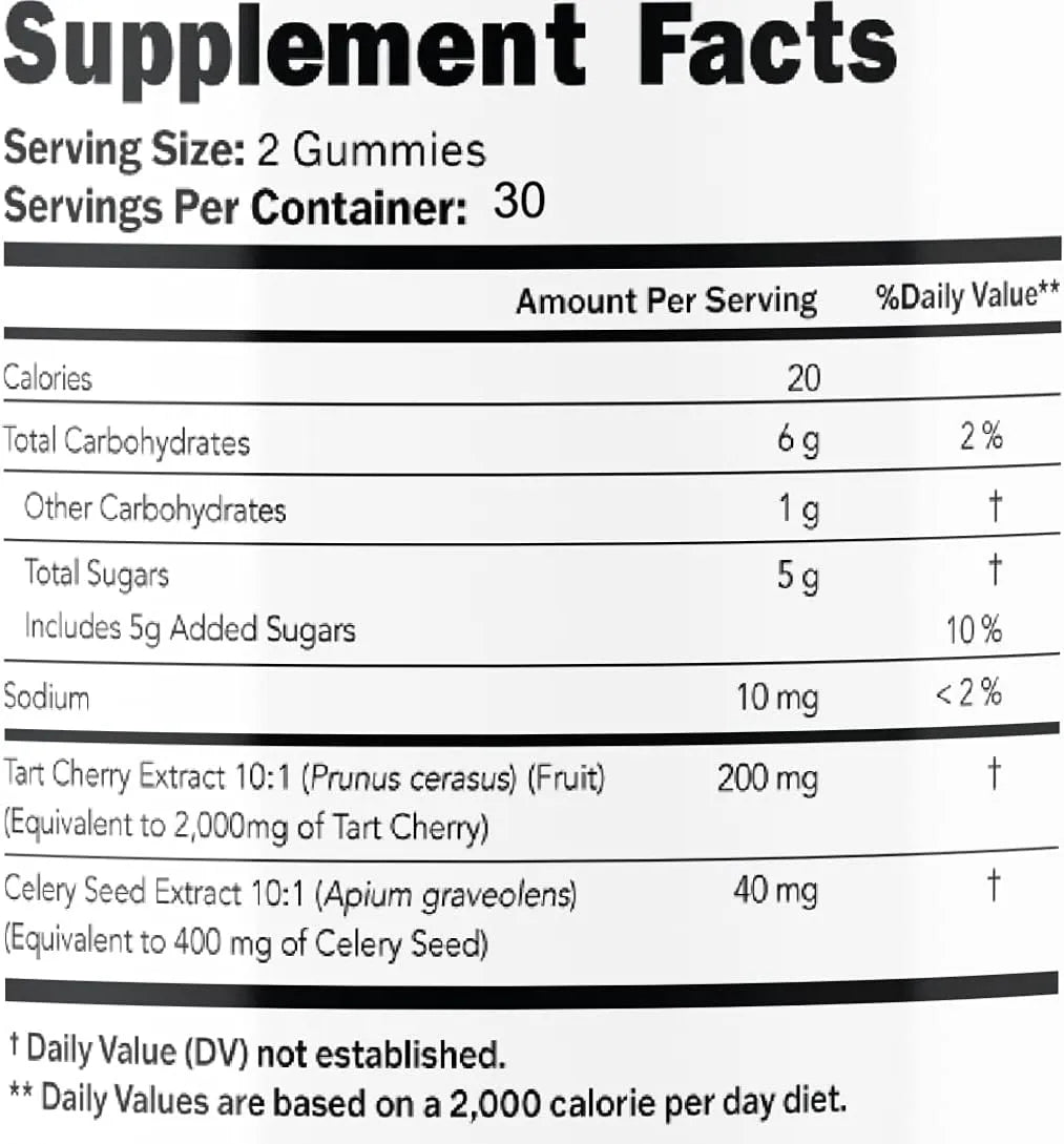 KATHERINE & CLARK - Katherine & Clark Tart Cherry Gold Montmorency Gummies 60 Gomitas - The Red Vitamin MX - Suplementos Alimenticios - {{ shop.shopifyCountryName }}