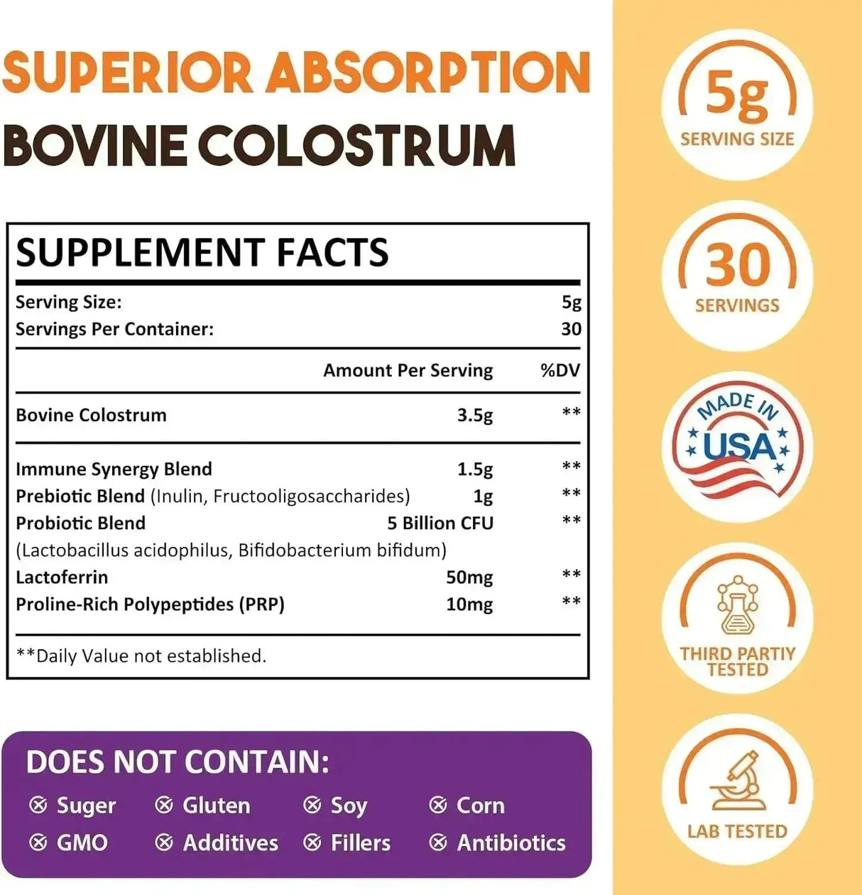 SAGLIKLI - Saglikli Colostrum Powder 30 Servicios 150Gr. - The Red Vitamin MX - Suplementos Alimenticios - {{ shop.shopifyCountryName }}