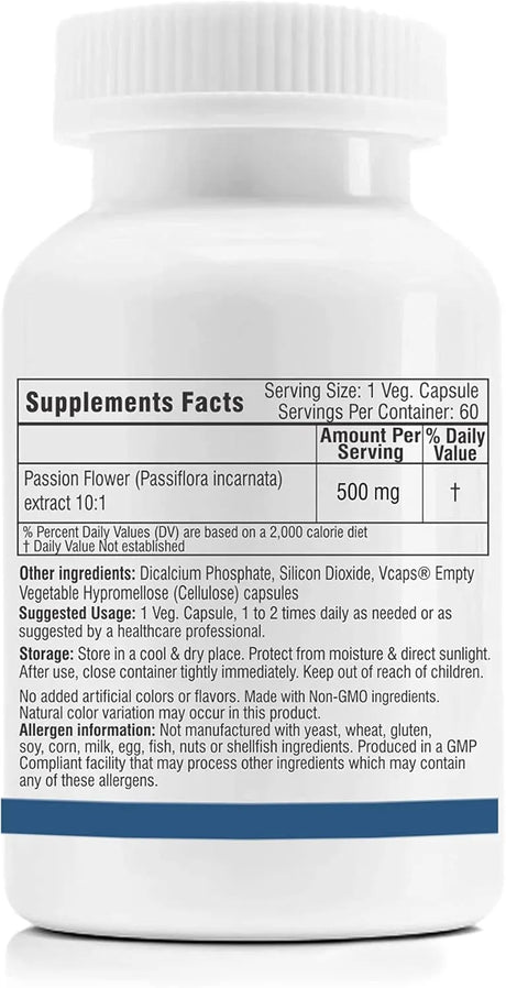 TREXGENICS - Trexgenics Passion Flower Extract 500Mg. 60 Capsulas - The Red Vitamin MX - Suplementos Alimenticios - {{ shop.shopifyCountryName }}