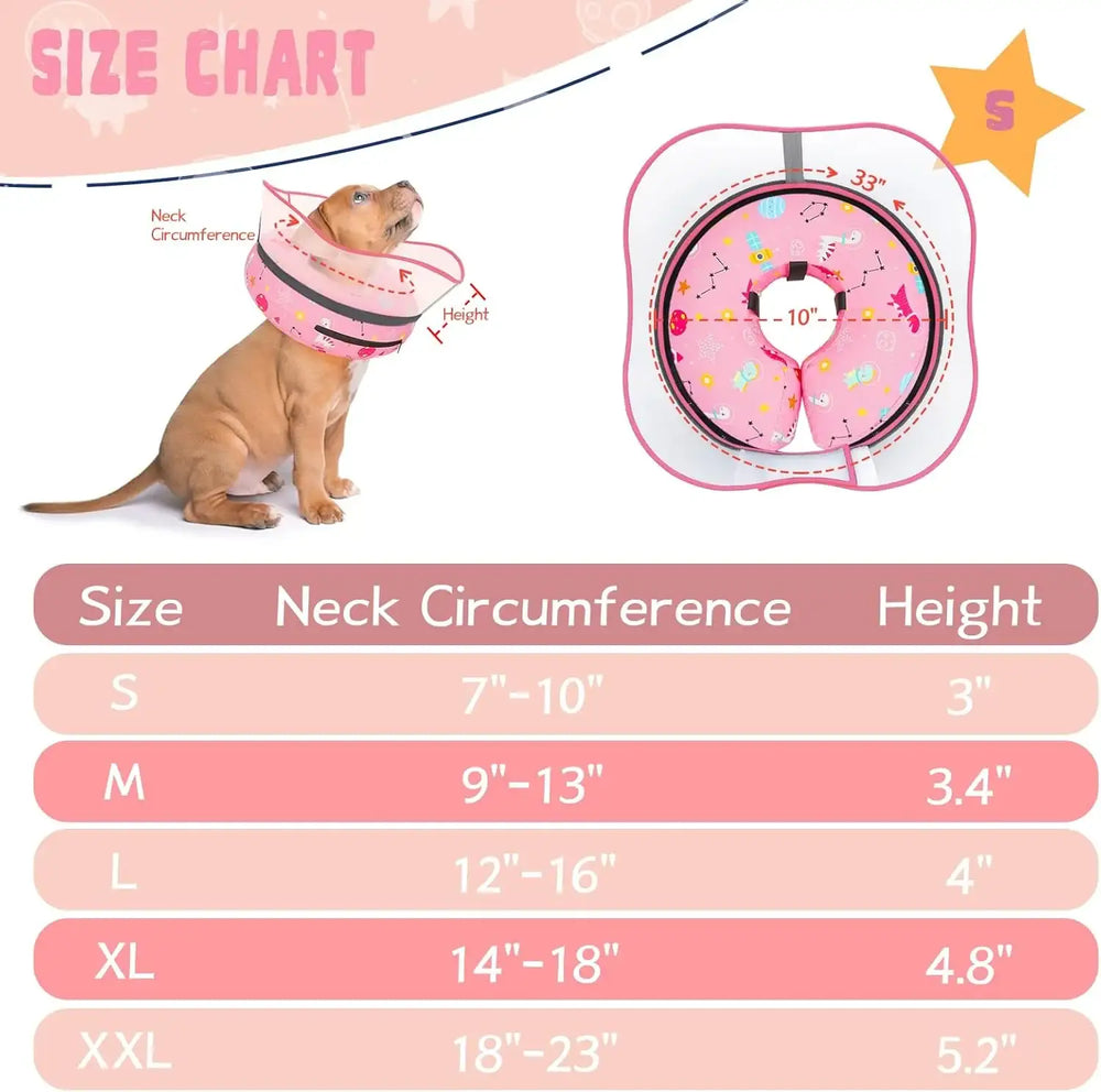 TOPTAKEIT - Toptakeit Elevated Inflatable Dog Cone Collar PINK SMALL - The Red Vitamin MX - Collares y Conos De Recuperación Para Perros - {{ shop.shopifyCountryName }}