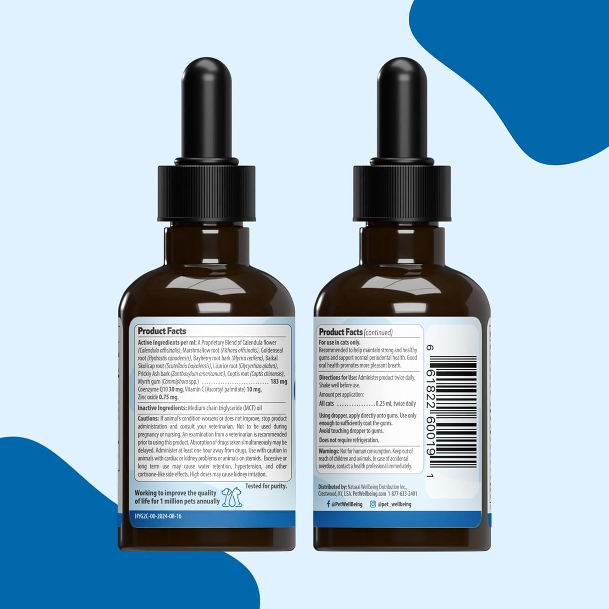 Pet Wellbeing Healthy Gums for Cats 2 Fl.Oz.