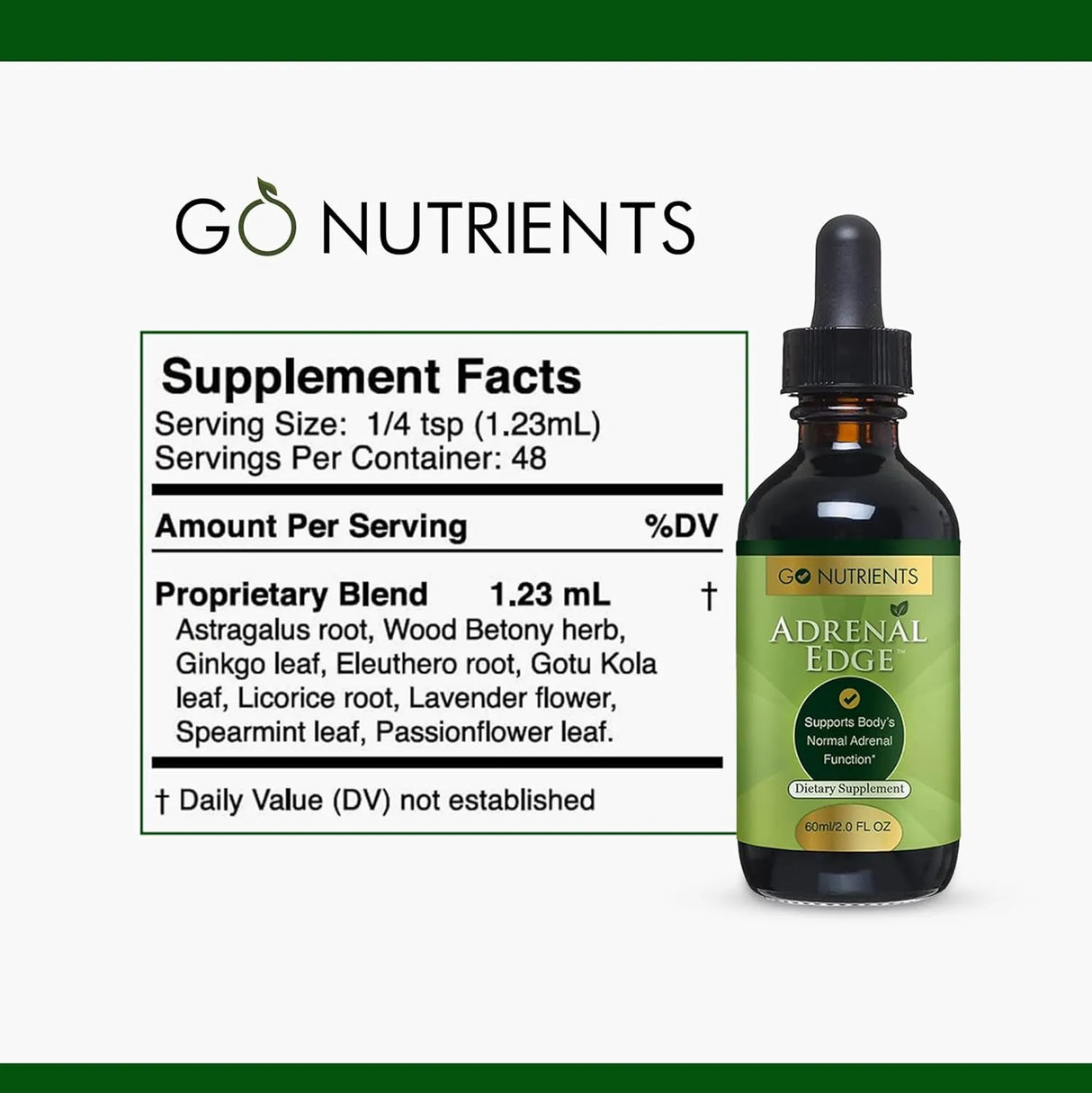 GO NUTRIENTS - Go Nutrients Adrenal Edge 2 Fl.Oz. - The Red Vitamin MX - Suplementos Alimenticios - {{ shop.shopifyCountryName }}