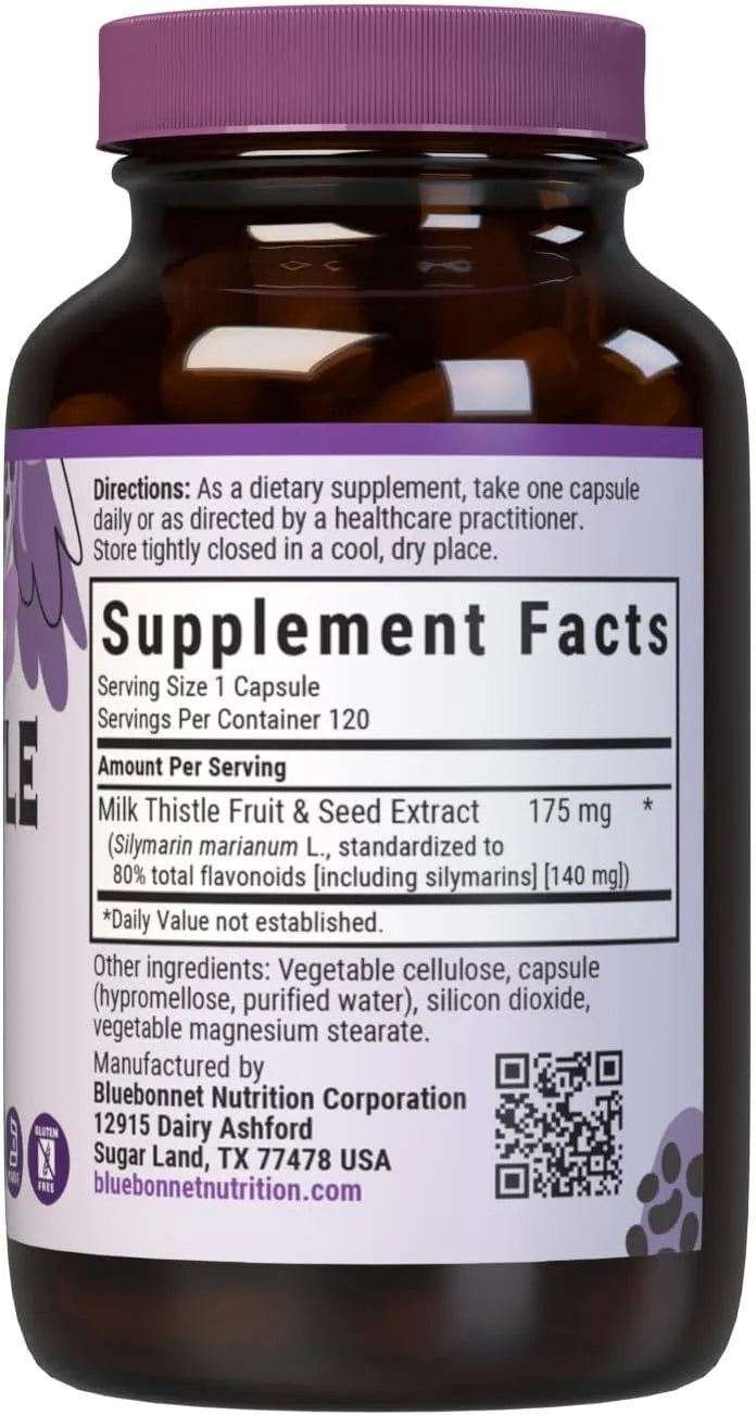 BLUEBONNET NUTRITION - BlueBonnet Nutrition Milk Thistle 120 Capsulas - The Red Vitamin MX - Suplementos Alimenticios - {{ shop.shopifyCountryName }}