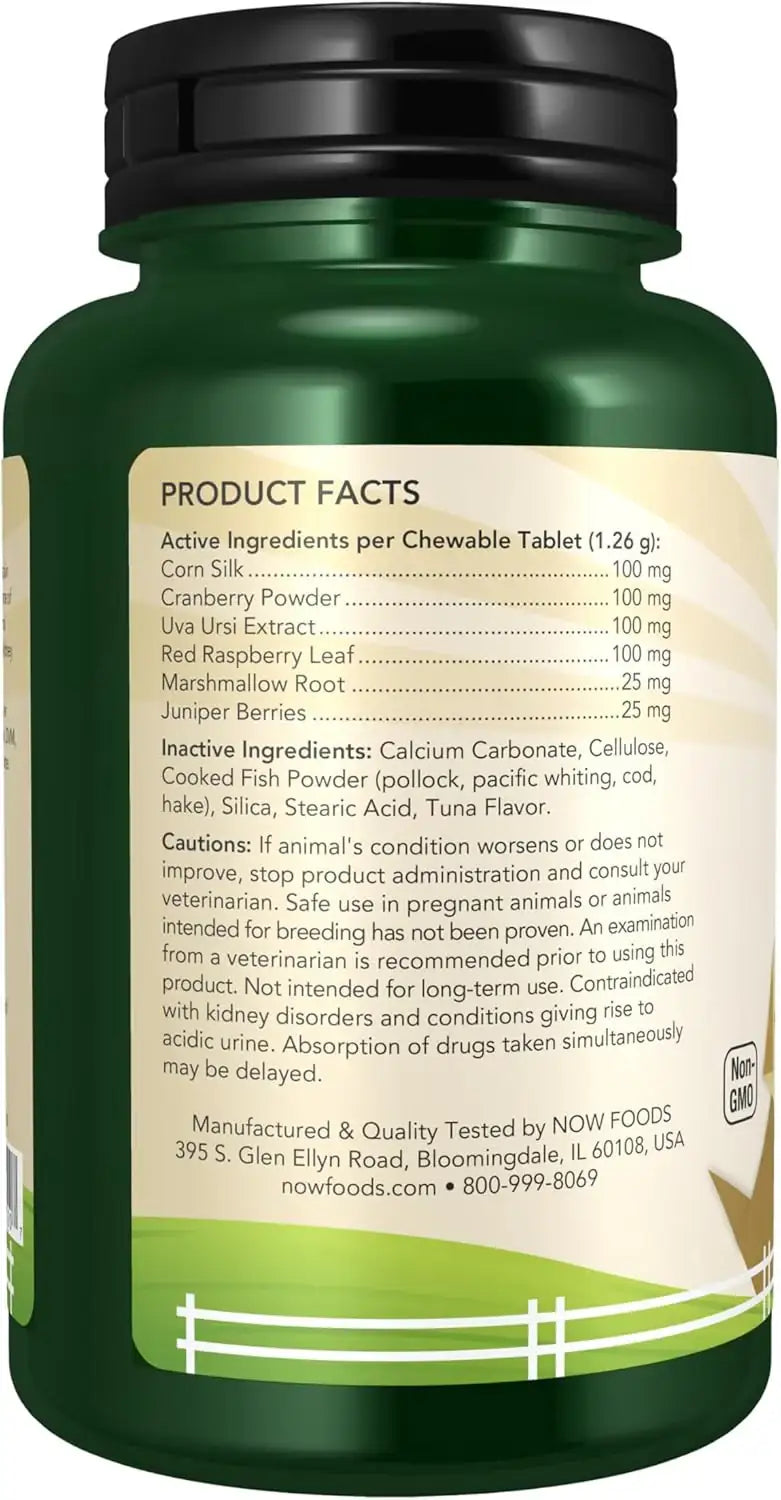NOW SUPPLEMENTS - NOW Foods Pet Health Urinary Support 90 Tabletas Masticables - The Red Vitamin MX - Salud De Tracto Urinario Para Perros - {{ shop.shopifyCountryName }}