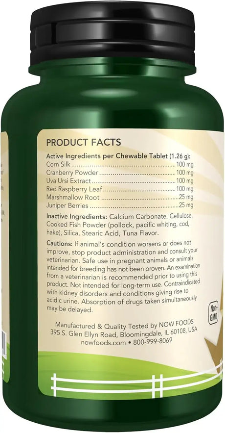 NOW SUPPLEMENTS - NOW Foods Pet Health Urinary Support 90 Tabletas Masticables - The Red Vitamin MX - Salud De Tracto Urinario Para Perros - {{ shop.shopifyCountryName }}