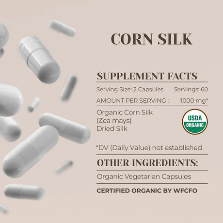 GARDEN ORGANICS - Garden Organics Corn Silk USDA Organic 120 Capsulas - The Red Vitamin MX - Suplementos Alimenticios - {{ shop.shopifyCountryName }}