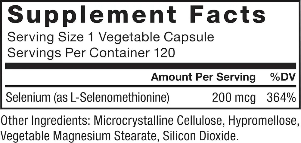 FORCE FACTOR - Force Factor Selenium 200mcg 120 Capsulas - The Red Vitamin MX - Suplementos Alimenticios - {{ shop.shopifyCountryName }}