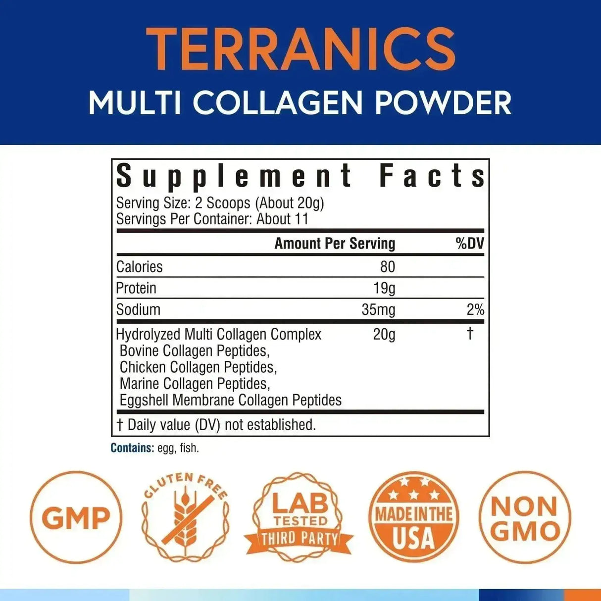 TERRANICS - Terranics Multi Collagen Peptides Powder 227Gr. - The Red Vitamin MX - Suplementos Alimenticios - {{ shop.shopifyCountryName }}