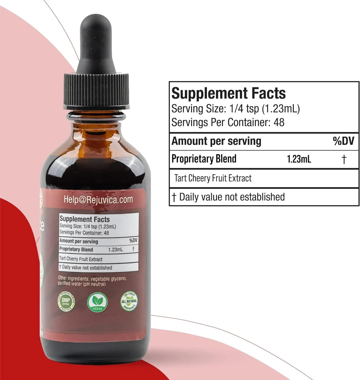 REJUVICA HEALTH - Rejuvica Health Cherry Force Advanced Tart Cherry Extract 2 Fl.Oz. - The Red Vitamin MX - Suplementos Alimenticios - {{ shop.shopifyCountryName }}