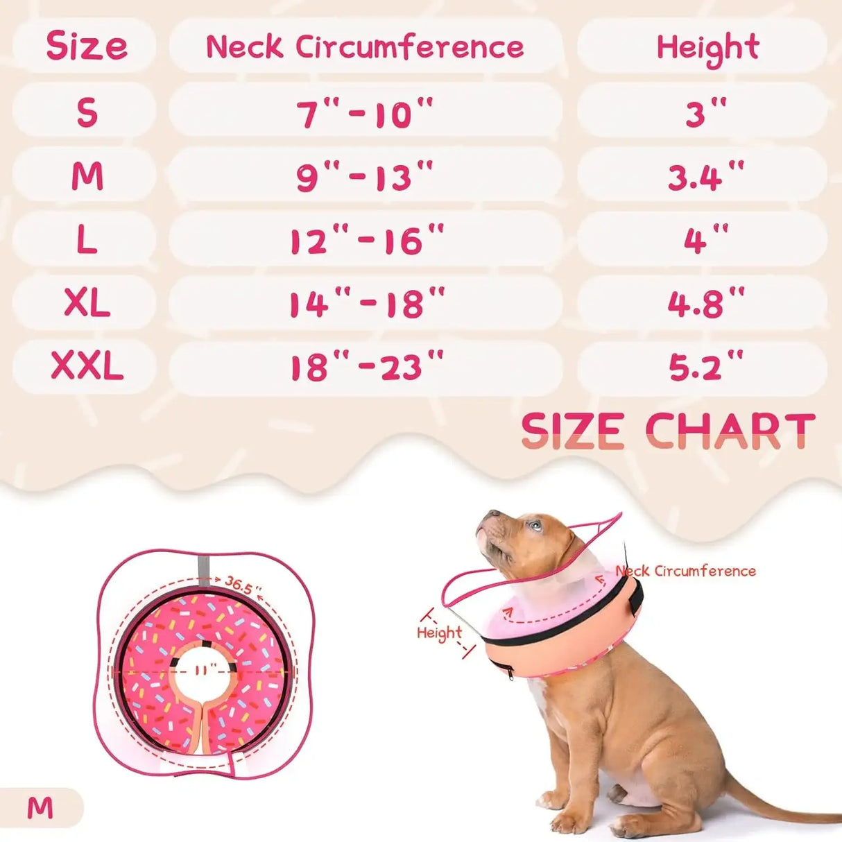 SUPET - Supet Raised Inflatable Dog Cone Collar MEDIUM - The Red Vitamin MX - Collares y Conos De Recuperación Para Perros - {{ shop.shopifyCountryName }}