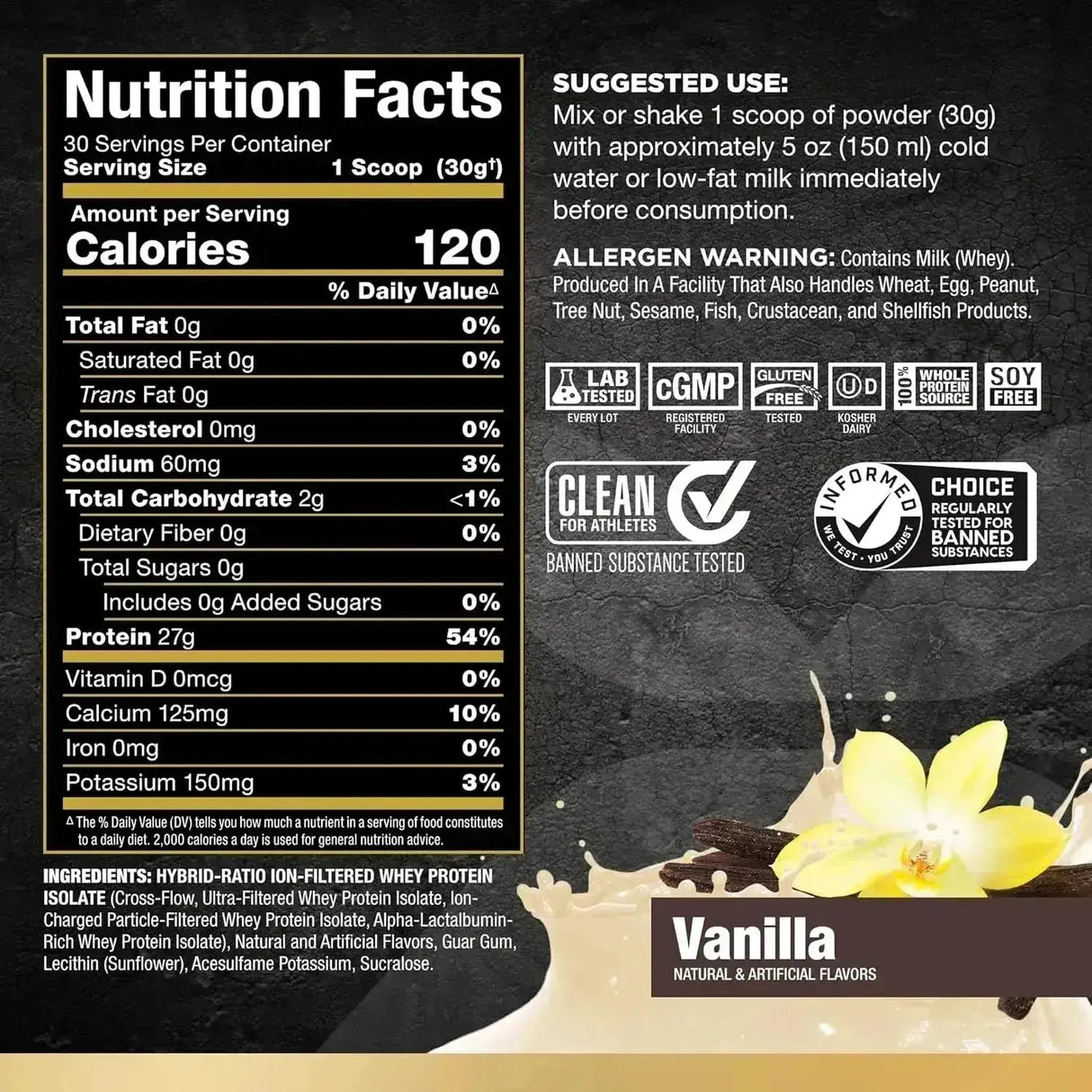 ALLMAX NUTRITION - ALLMAX Nutrition ISOFLEX Whey Protein Powder Vanilla 907Gr. - The Red Vitamin MX - Suplementos Alimenticios - {{ shop.shopifyCountryName }}