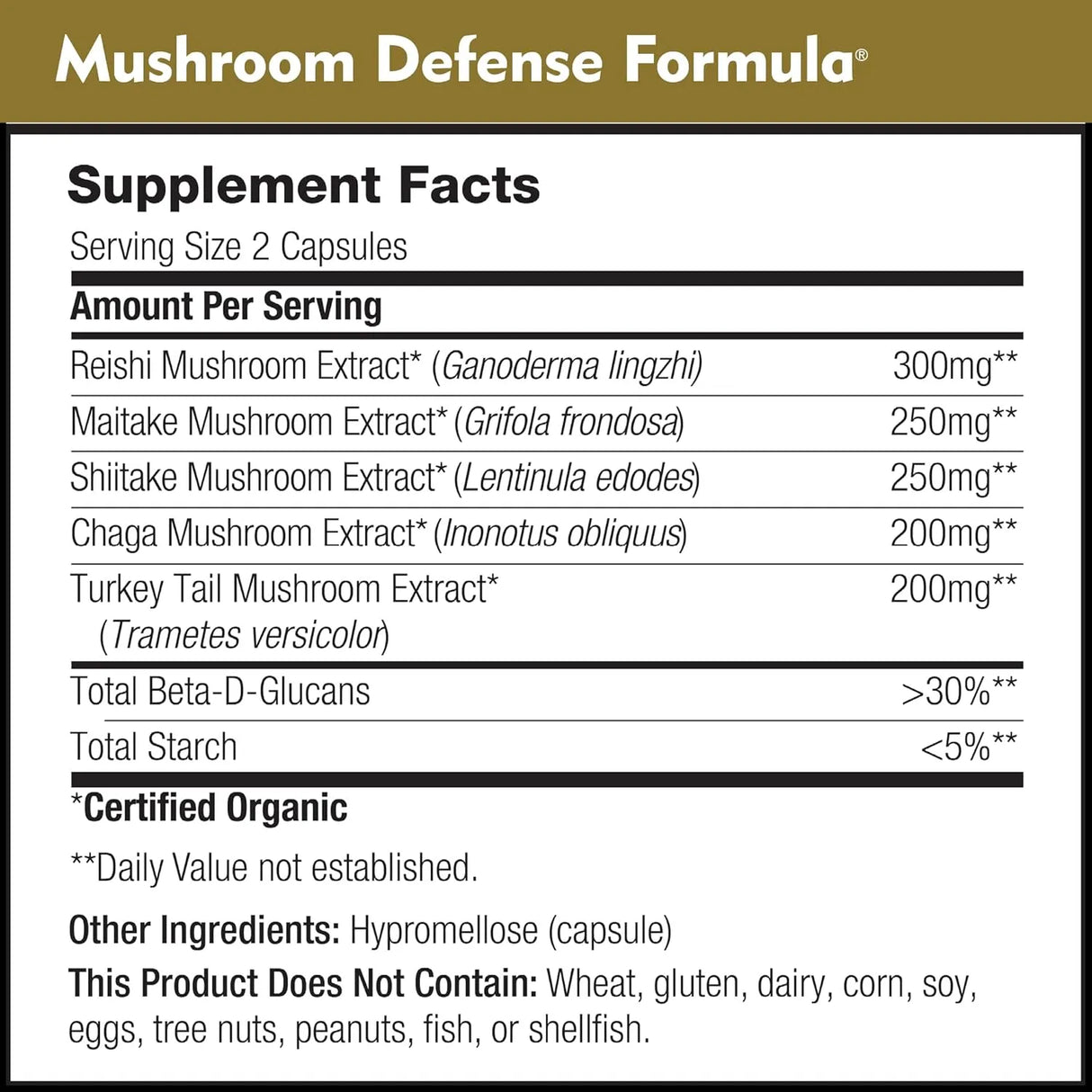 DAILY NUTRA - DailyNutra Mushroom Defense Formula 60 Capsulas - The Red Vitamin MX - Suplementos Alimenticios - {{ shop.shopifyCountryName }}