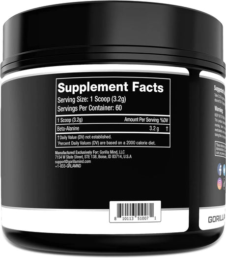 GORILLA MODE - Gorilla Mode Beta-Alanine 60 Servicios 192Gr. - The Red Vitamin MX - Suplementos Alimenticios - {{ shop.shopifyCountryName }}