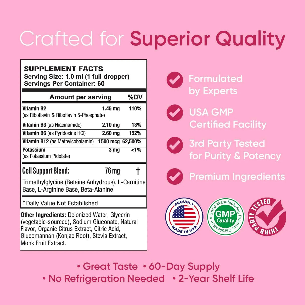 BIOSOURCE LABS - BioSource Labs Essential B Complex 2 Fl.Oz. - The Red Vitamin MX - Suplementos Alimenticios - {{ shop.shopifyCountryName }}