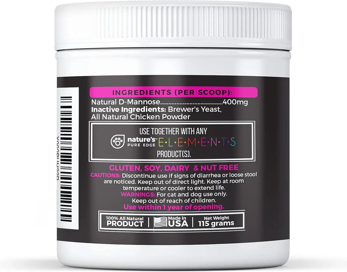 NATURE'S PURE EDGE - Nature's Pure Edge D-Mannose Supplement with Real Chicken for Dogs 115Gr. - The Red Vitamin MX - Salud De Tracto Urinario Para Perros - {{ shop.shopifyCountryName }}