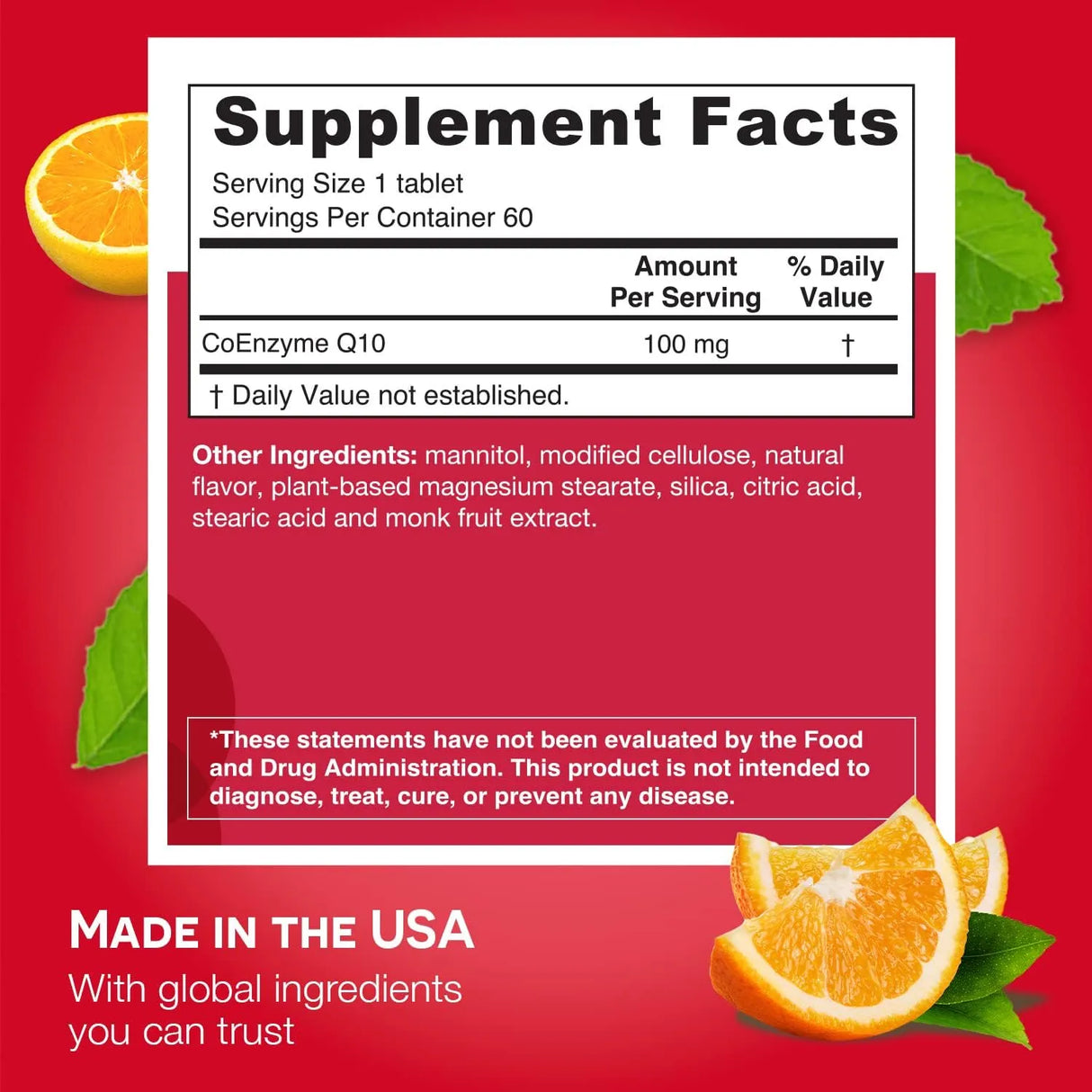 EZ MELTS - EZ Melts Dissolvable CoQ10 100Mg. 60 Tabletas - The Red Vitamin MX - Suplementos Alimenticios - {{ shop.shopifyCountryName }}